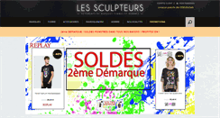 Desktop Screenshot of lessculpteurs.com